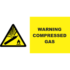 Warning Compressed Gas